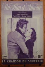 1947 Paul Muni Merle Oberon Cornel Wilde Nina Foch