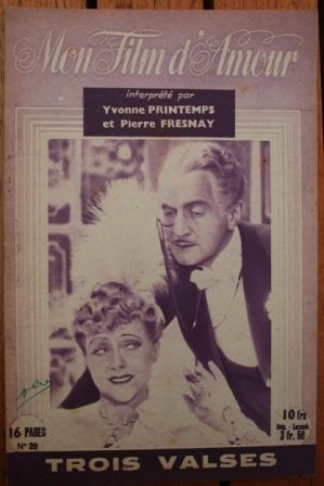 1947 Yvonne Printemps Pierre Fresnay Henri Guisol | Starducine