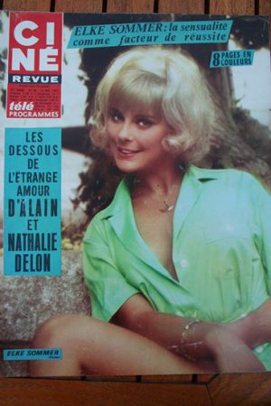 Magazine 1967 Elke Sommer Charlton Heston Alain Delon Frank Sinatra Petula Clark
