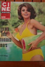 Magazine 1968 Edy Williams Jean Gabin Joan Delaney Claudine Auger Liz Taylor