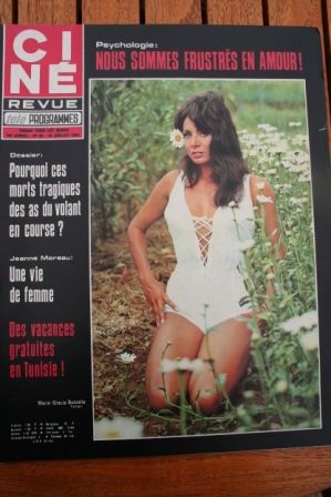 Magazine 1970 Maria Grazia Buccella Pierre Massimi Anne Heywood Jeanne Moreau